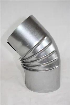 Produktbild von Ofenrohr / Rauchrohr FAL Bogenknie 45° Ø80mm ohne Tür