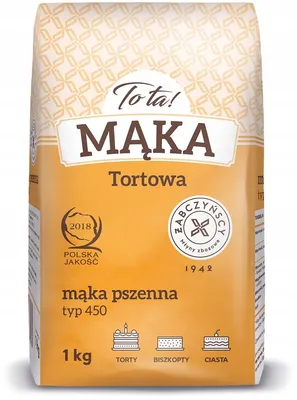 Obrázok produktu pre Pšeničná múka na koláče typ 450 1kg - Tota