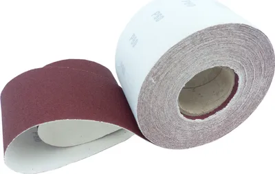 Produktbild von 25m KLETT - Schleifpapier Rolle 115mm X 25m Korn P100 Schleifband Schleifrolle Rollenschleifpapier Schleifpapierstreifen Sandpapier BOHRFUX