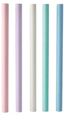 Produktbild von 2400x Bubble Tea Papierstrohhalme Ø 12 mm · 20 cm farbig sortiert