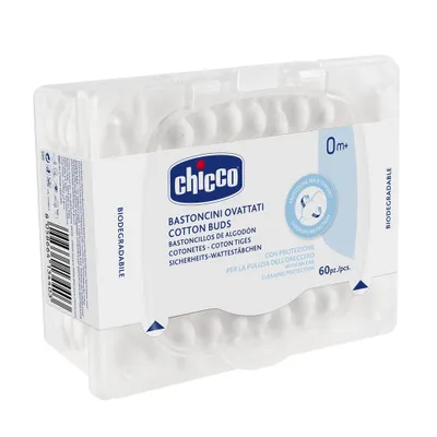 Immagine prodotto di Chicco EarSticks 0m+, 60 pezzi