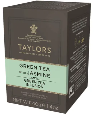 Immagine prodotto di Taylors of Harrogate Tè verde al gelsomino, confezione da 20