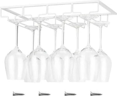 Immagine prodotto di Elegante scaffale in vetro a 4 ripiani bianco e nero