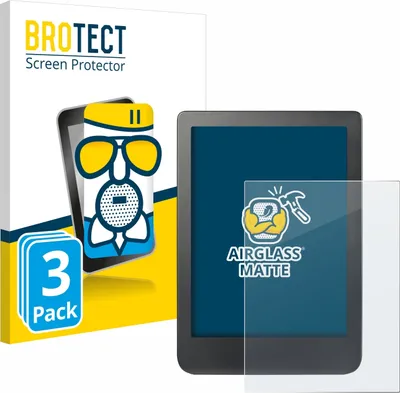 Produktbild von 3x BROTECT Entspiegelungs Schutzglas für Kobo Clara HD (6") / BW / Colour Schutzfolie Panzer Folie Glas Display Schutz matt