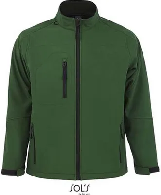 Image de SOLs 46600 | MenŽs Softshell Jacket Relax - Couleur : Bottle Green - Taille : XXL