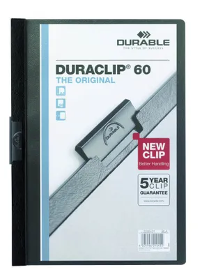 Obrázek produktu pro Durable DURACLIP 60 SB-Verpackung - 5 Stück 223801