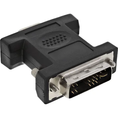Produktbild von InLine DVI-A Adapter, Analog 12+5 Stecker auf 15pol HD Buchse (VGA), VGA (D-sub) HD female, 15HD F, Schwarz