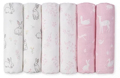 Produktbild von Solidchoice – Set mit 6 Mulltüchern für Babys, 70x70 cm