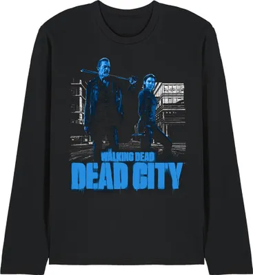 Produktbild von The Walking Dead - "Dead City" T-Shirt für Herren/Damen Uni, Langärmlig TV31366 (S) (Schwarz)