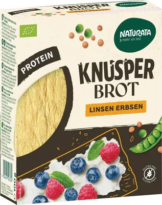 Produktbild von Naturata Knusperbrot Linse Erbse  100g