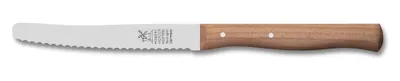Immagine prodotto di Coltello da pomodoro - Punta arrotondata 111 mm, legno di ciliegio