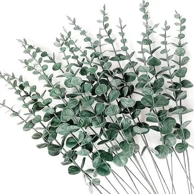 Produktbild von Famanu Kunstpflanzen Eucalyptuszweige - 36 Stück, grün