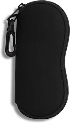 Produktbild von Famanu Neopren Brillenetui – Weiches, schützendes Etui mit Karabiner – Für Damen und Herren