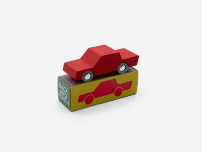 Produktbild von waytoplay Back and Forth car Red