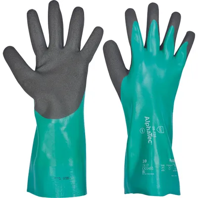 Immagine prodotto di Coppia di guanti di protezione chimica Ansell AlphaTec 58-735, taglia guanti: 10