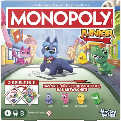 Zdjęcie produktu dla Monopoly Junior, 4 lat(a), 20 min