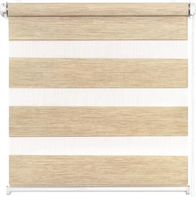Immagine prodotto di Tenda a doppio rullo Natural, Beige, 95x150 cm - Duo-Rollo