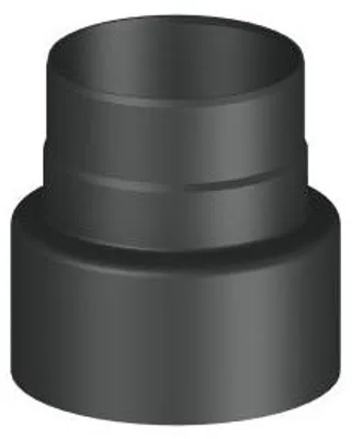 Produktbild von Jeremias Reduzierung Ofenrohr/ Rauchrohr Ø 200-160 mm | schwarz