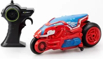 Immagine prodotto di Motocicletta telecomandata EXOST Motodrift X LED, 2,4 Ghz, 1:18, 23 cm, rossa
