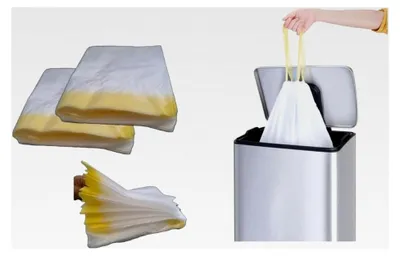 Produktbild von Müllbeutel Allzweckbeutel Reißfeste Müllbeutel mit Zugband 35L - 3 Packungen à 20 Beutel