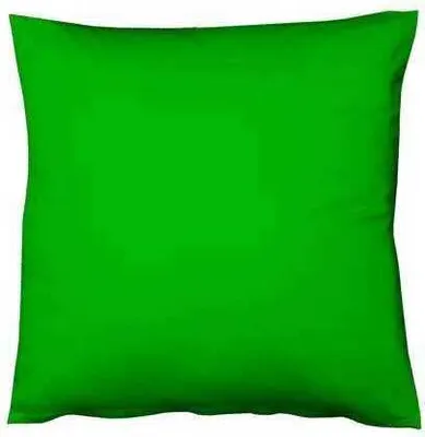 Produktbild von fleuresse Mako Satin Kissenbezug Colours Uni 80x80 cm Grasgrün