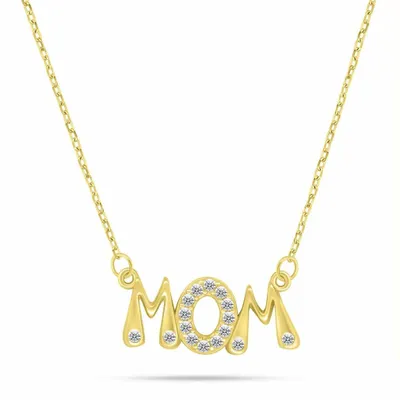 Immagine prodotto di Collana placcata oro per mamma NCL186Y