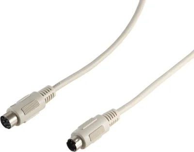 Obrázok produktu pre S/CONN 78106-3, 3 m, 6-p Mini-DIN, 6-p Mini-DIN, Samec, Samica, Béžová