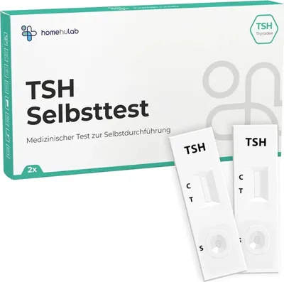 Produktbild von Homehulab 2x Schilddrüsen TSH Schnelltest / Selbsttest - Schnelles Ergebnis