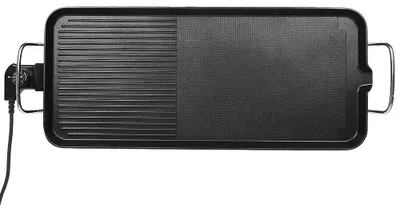 Immagine prodotto di Plancha elettrica e piastra per grigliare - Griglia da tavolo - 1355 W - 68 x 28 cm - Nero