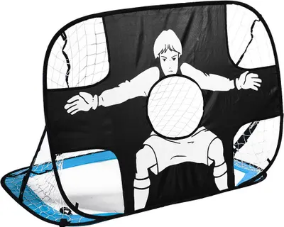 Obrázok produktu pre PolyMath Futbalová bránka, prenosná, skladacia tréningová bránka na streľbu, sieťová futbalová bránka