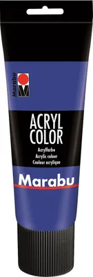 Produktbild von Marabu 12010025055, 225 ml, Blau, Satin, Tube, Wasserfest