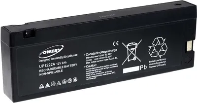 Produktbild von Powery Blei-Gel Akku für Philips Typ SBC5215