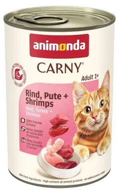 Zdjęcie produktu dla ANIMONDA Carny Adult wołowina indyk krewetki 400g