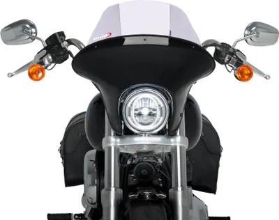 Immagine prodotto di Cupolino PUIG batwing SML touring trasparente per Harley davidson softail low rider