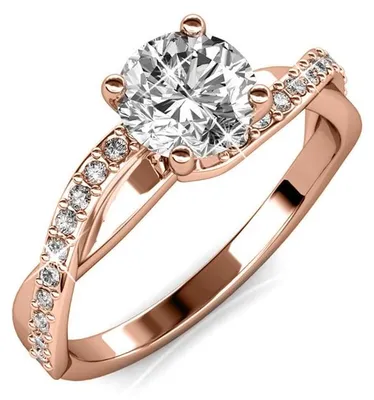 Obrázok produktu pre Eleanor Ring, vysokokvalitná mosadzná soška s krištáľovými detailmi