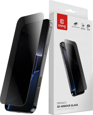 Immagine prodotto di Crong Tempered privacy glass iPhone 16/15