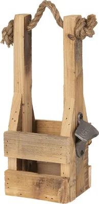 Image de Clayre & Eef Porte-bouteilles 9x10x29 cm Bois brun