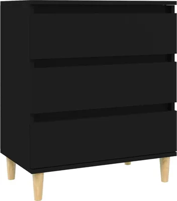 Produktbild von Sideboard Schwarz 60x35x70 cm Holzwerkstoff