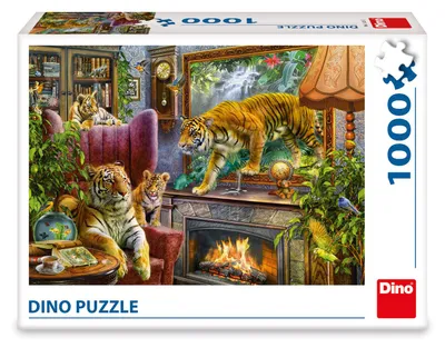 Produktbild von DINO Puzzle Aus dem Bild: Tigers 1000 dlks