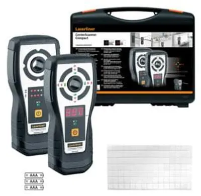Produktbild von Laserliner CenterScanner Compact, Bohrführung, Schwarz, Grau, 1 Stück(e), 507 g, 77 mm, 179 mm