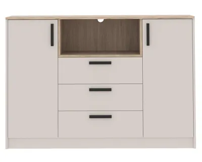 Produktbild von Kombikommode GRANT 17 Schubladenkommode mit zwei Schranktüren Wohnzimmer Flur