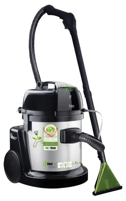 Obrázek produktu pro Fakir Deluxe 9800s, 2200 W, Cylindrový, Suché a mokré, 22 l, Černá, Stříbrná
