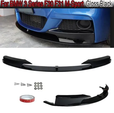 Produktbild von Frontstoßstange Lippe, passt für Sportlimousine F30/F31, glänzende schwarze Oberfläche, Glänzendes Schwarz