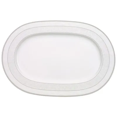 Produktbild von Villeroy & Boch Gray Pearl Platte oval 35x24cm