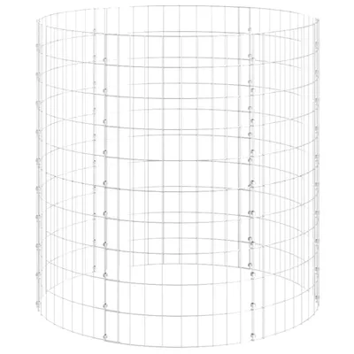 Obrázok produktu pre vidaXL Gabionový stĺpik z pozinkovanej ocele Ø100x100 cm