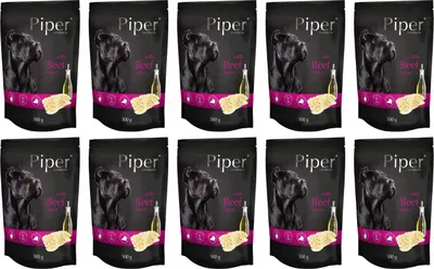 Produktbild von Dolina Noteci Piper Animals, Adult, jede Rasse, Groß (26-44 kg), Mittelgroß (11-25 kg), Rind, 500 g