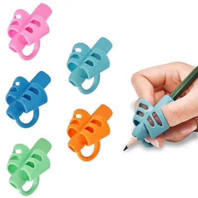 Produktbild von 5 ergonomische Schreibhilfen für Kinderstifte