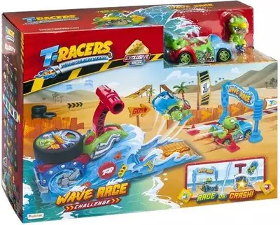 Zdjęcie produktu dla T-Racers. Wave Race Challange. Zestaw z wyrzutnią