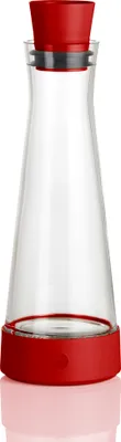 Produktbild von Emsa Flow Slim Friends Karaffe, Fassungsvermögen 1,0 L - Farbe: Rot; 515476
