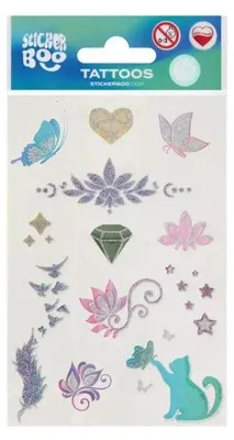 Image de Tatouage pailleté - Autocollant Boo